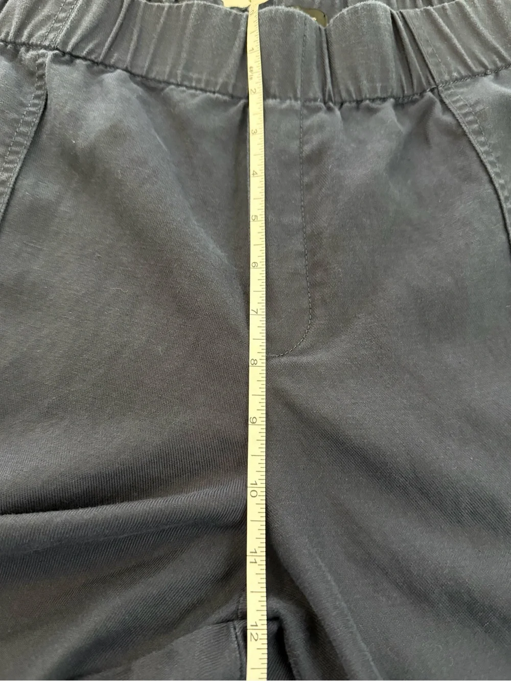 Banana Republic Women's XXL Navy Blue Tencel Linen Chino PullOn Minimalist Pants